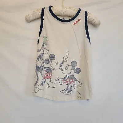 Disney Minnie Mouse And Friends Tank Top Women's Size XS Vintage Inspired • $10.87