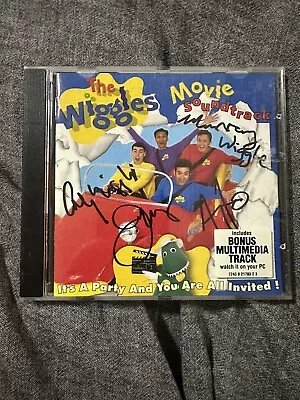 Signed The Wiggles Murray Jeff Greg Anthony Movie Soundtrack CD Album PROOF • $150