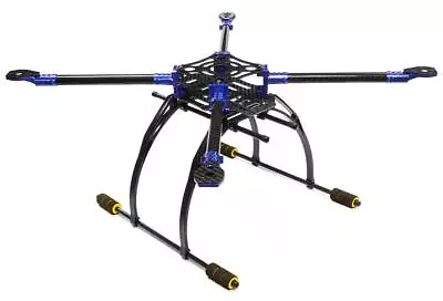 Custom Machined Alloy+Carbon Fiber Quadcopter Upgrade Frame 550 Size Foldable • $45.99