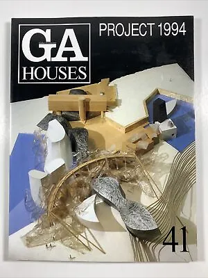 $23.96 • Buy GLOBAL ARCHITECTURE GA HOUSES Book #41-Project 1994 Frank Gehry, Zaha Hadid