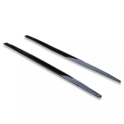 FYRALIP Gloss Black Side Skirts Extension Panel Lip For Honda Accord 9th Saloon • £159.20