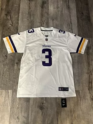 #3 Jordan Addison Stitched White Jersey Minnesota Vikings Size Men’s Large • $74