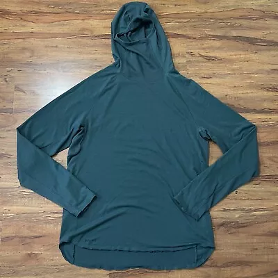 Nike Sb Hoodie Sweatshirt Mens Large Green Long Sleeve High Neck Slim Fit • $19.99