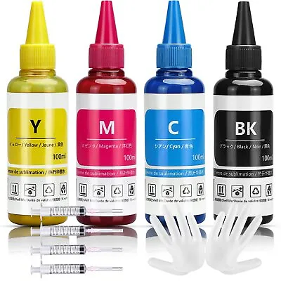 Sublimation Ink Refill Bottles For Epson C88 WF7720 ET2720 WF7710 WF2750 WF3620 • $19.99