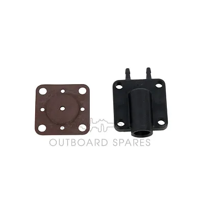 A New Evinrude Johnson Primer Solenoid Cover&Gasket  For 10hp To 250hp Outboard • $27.57