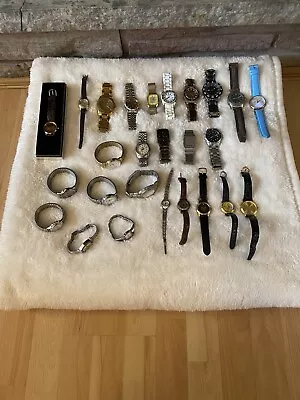 Vintage To Modern Mixed Lot Of Wristwatches - Lot Of 26 • $26.60