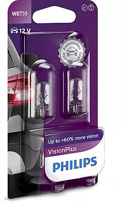 £8.83 • Buy 12040vpb2 Philips Bulb, Door Footwell Light Centre Front Rear For  Alpina Audi B