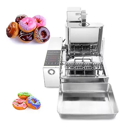 Kolice 1750pcs/hour Mini 4 Rows Donuts Making Machine Frying Doughnut Maker • $1190