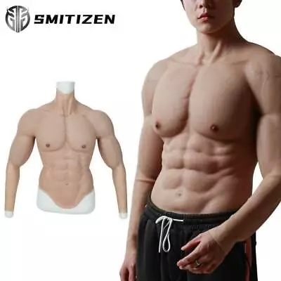 Smitizen Silicone Fake Muscle Body Suit With ARMS Cosplay Costume Men Chest • $348.68