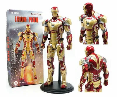 Marvel Avenger Iron Man 12  MK42 Model Crazy Toy Statue PVC Display Figure Gift • £56.99