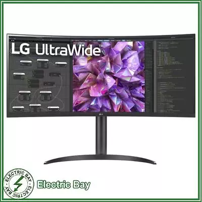 LG 34WQ75C-B 34  WQHD IPS HDR Curved Monitor • $559