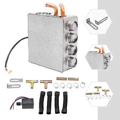 12V Universal Auto Cab Underdash Compact Heater Copper Tube + Speed Switch Fast • $58.90
