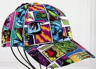 Universal Monsters Monsterror Comic Art Mens Snapback Hat Adjustable New Dracula • $32.89