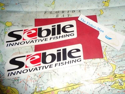 $3.50 • Buy 2 Sebile Innovative Fishing Boat Decals Small Truck Or Boat Sebile Stickers New