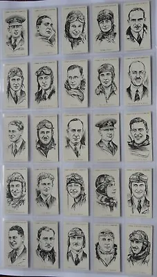 Lambert & Butler Cigarette Cards 1935 Famous British Airmen & Airwomen • £2