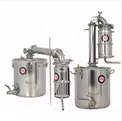 45L Alcohol Stainless Distiller Home Brew Kit Moonshine Wine Making Boiler T • $432