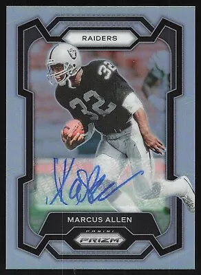 2023 Prizm Marcus Allen #179 Autograph Silver Prizm Oakland Raiders • $3.25