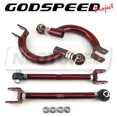 Godspeed Adjustable Gen2 Rear Camber+Toe Arm Rod Control Kit For 89-94 240sx S13 • $255