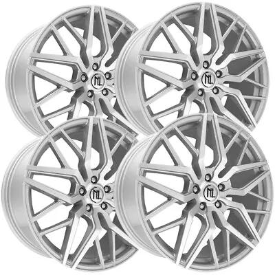 (Set Of 4) Modern Luxury ML-3 20x8.5 5x120 +35mm Silver Wheels Rims 20  Inch • $1192