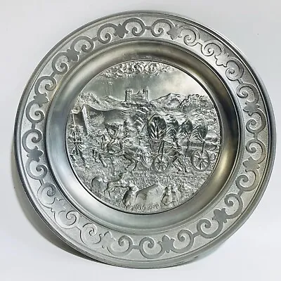 Vintage SKS Zinn Pewter Plate • £14.95