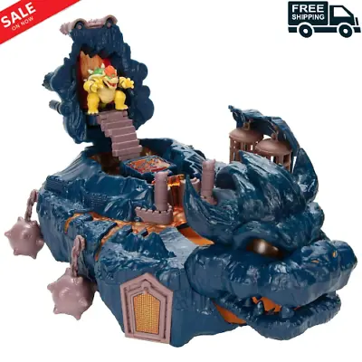 The Super Mario Bros. Movie Bowser's Island Castle 2.5  Bowser Action Figure • $28.13