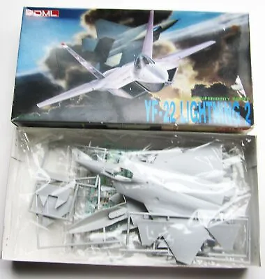 DML Model Kit YF-22 Lightning 2 Fighter Jet 1:72 Lockheed New In Open Box 1991 • $14.90