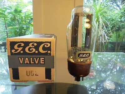 Gec U52 5u4g British New Old Stock In Box Tested Vintage Rectifier Valve Tube • $604