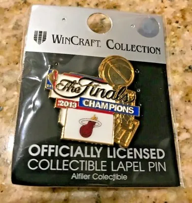2013 Miami Heat NBA Back To Back Champions Championship Cloisonne Collector Pin • $19.99