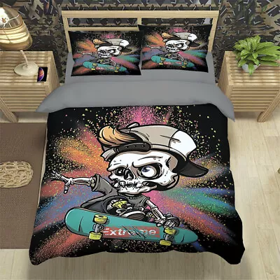 £12.42 • Buy Quilt/Doona/Duvet Cover Set Single/Double/Queen/King Size Bed Pillow Cases