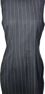 AMANDA SMITH Pinstriped Black White Pencil Dress Size 4 • $10.49