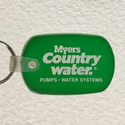 Vintage Keychain MYERS COUNTRY WATER Key Fob Ring PUMPS & SYSTEMS • $9.90