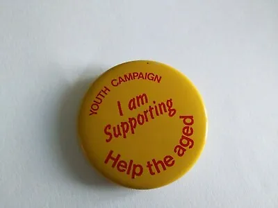 Help The Aged Youth Campaign Picture Badge  • £2.50