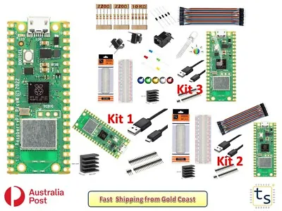 $24.95 • Buy Raspberry Pi PICO W - Wireless Genuine Microcontroller RP2040 Starter Kits