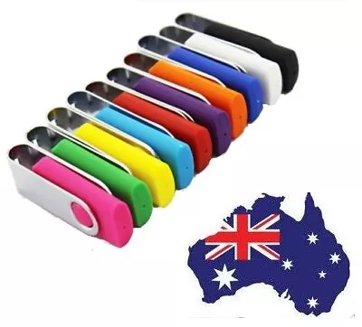 AUS - 10Pcs/Lot Flash Drive USB 2.0 Memory Stick Data Storage Thumb Pen U Disk  • $38