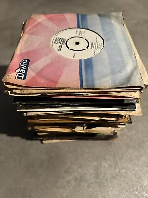 Job Lot 7 Inch Vinyl Singles 1960s 1970s 1980s Attic Find Approx 90 Records 4kg • £25