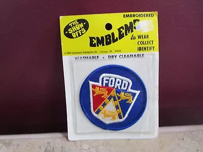 Vintage 1969 Ford Motor Company Patch NOS In Original Package • $18