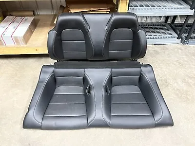 2018-2022 Mustang GT Convertible Rear Seats Black Leather - OEM • $239.99