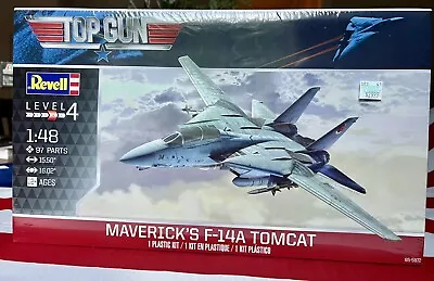 Revell 03865 Top Gun Maverick’s F-14a Tomcat Model Kit-nib-1:48 Scale • $0.99