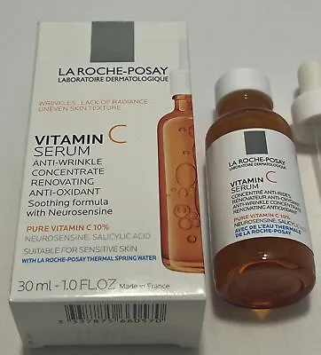 LA ROCHE-POSAY PURE VITAMIN C SERUM 10% 30 Ml / 1.0 Oz NEW IN BOX • $25