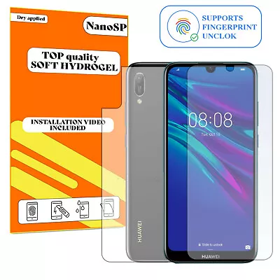 Front Back Screen Protector For Huawei Y6 2019 - Hydrogel FILM TPU • £5.98