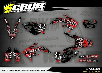 Honda CRF450X 2005 - 2018 Stickers Decals Graphics Kit Metal Mulisha • $169.90