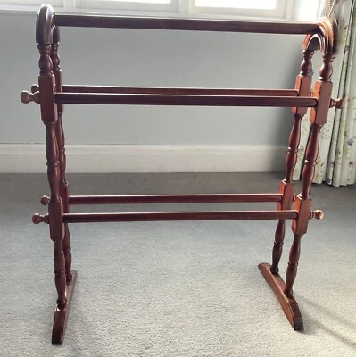 £5.99 • Buy Wooden Floor Standing Towel Rail
