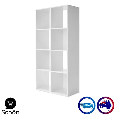8 Cube Storage Shelf White Display Cabinet Cupboard Bookshelf Unit Toy Book • $68.99