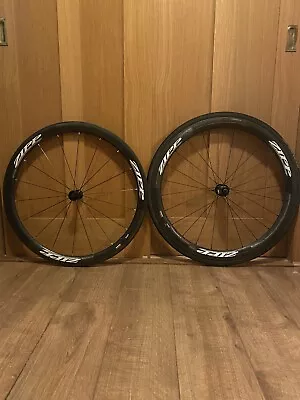 Zipp 303 Firecrest Carbon Tubular Wheels. • £490