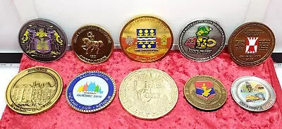 Junk Drawer Tokens Lot Challenge Coins Medallions Advertising Military  • $67.95