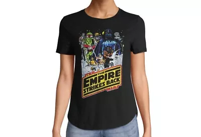 VINTAGE STYLE STAR WARS THE EMPIRE STRIKES BACK T-Shirt Juniors SMALL BOBA FETT • $14.99