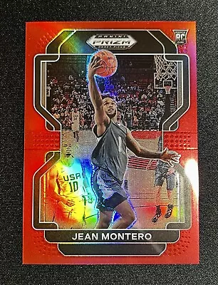 Jean Montero RC (/299) - 2022 Panini Prizm Draft Picks Red Prizm #89 • $3.50