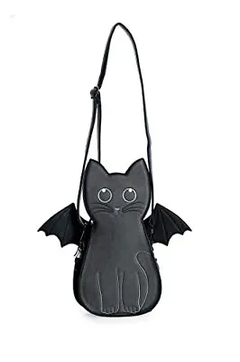 Lost Queen Women's Wendigo Bag Convertible Backpack Cute Black Cat Bat  Purse • $68.97