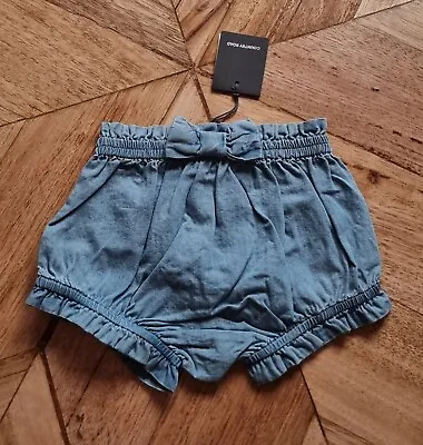 Country Road - Baby Girls Chambray Denim Bloomer/Bottoms - Size 0/6-12 Months • $23