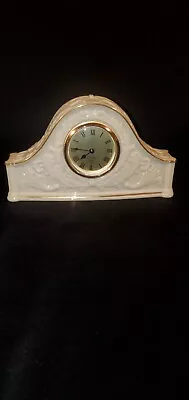 Mantle Clock Chippendale Porcelain Gold Collection By Lenox Working. • $9.99